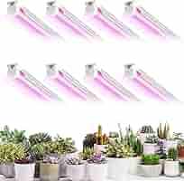 グロウアップライト×2 Amazon.com : VShape 8 Pack LED Grow Light 2FT, Upgrade 192W